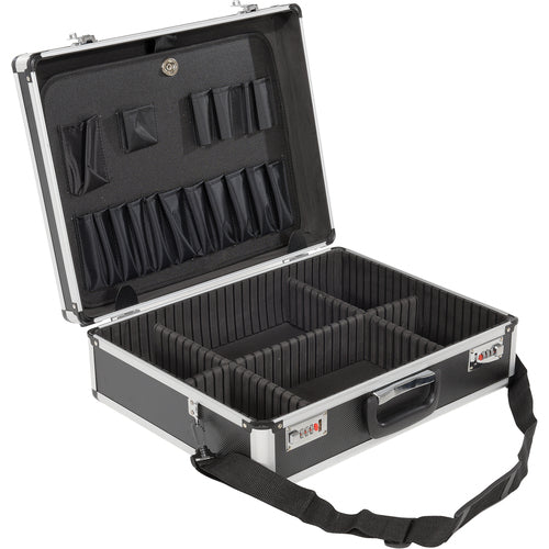Aluminum Storage Case W/ Combo Lock - 14 × 18 × 6 - Exact Industrial Supply