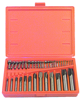 39 Pc. HSS Interchangeable Pilot Counterbore Set - Exact Industrial Supply