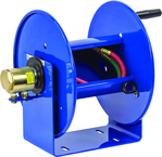 #112WL-1-100 For 1/4" I.D x 100' Oxy-acetylene Hose - Welding Hand Crank Hose Reel - Exact Industrial Supply