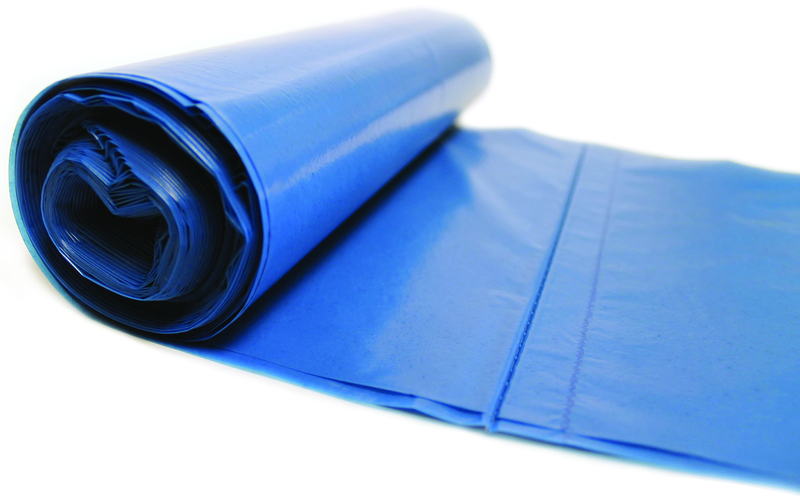 40-50 Gallon Blue Recycling Bag Box Qty. 100 - Exact Industrial Supply