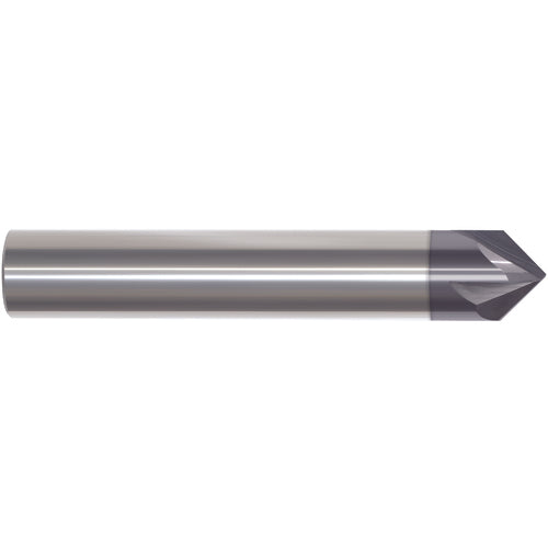 1/8″ Cutting Dia. 1/8″Shank Dia, 4 Flute, 82 Degrees, Carbide Chamfer Mill Series/List #5997T - Exact Industrial Supply