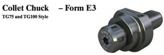 VDI Collet Chuck - Form E3 (TG75 Style) - Part #: CNC86 53.40100TG - Exact Industrial Supply