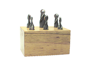 6 Pc. HSS Ball Nose Single-End End Mill Set - Exact Industrial Supply
