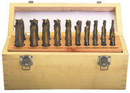 20 Pc. HSS Single-End End Mill Set - Exact Industrial Supply