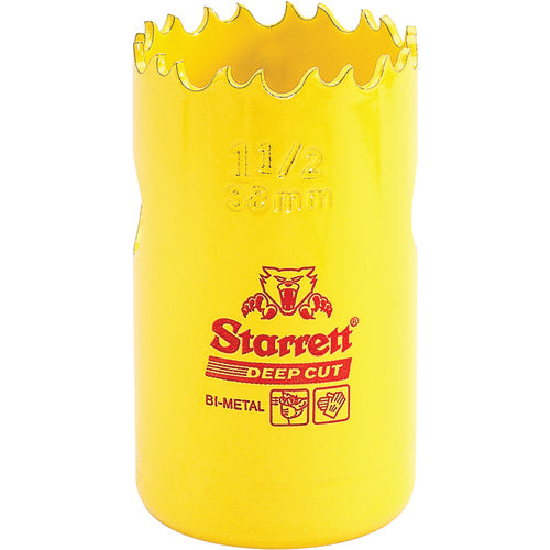 1-1/2″ HSS Deep Cut Hole Saw - Starrett - Exact Industrial Supply
