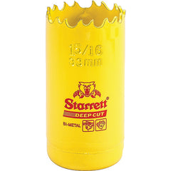1-5/16″ HSS Deep Cut Hole Saw - Starrett - Exact Industrial Supply