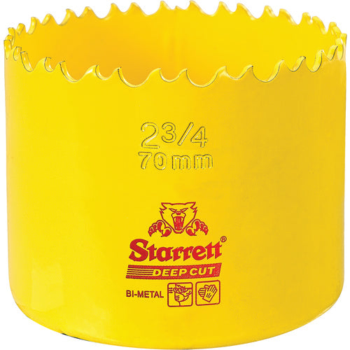 2-3/4″ HSS Deep Cut Hole Saw - Starrett - Exact Industrial Supply