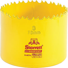 3″ HSS Deep Cut Hole Saw - Starrett - Exact Industrial Supply