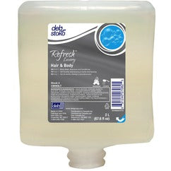2 Ltr - Cartridge - Fresh - Soap - Refresh Luxury 3-in-1 Hair & Body - Exact Industrial Supply