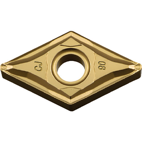 DNMG 432 CJ CA5525, 1/32″ Corner Radius, 3/16″ Thick, 1/2″ Inscribed Circle, TiCnulll2O3/TiN, Diamond, Turning Indexable Insert - Exact Industrial Supply