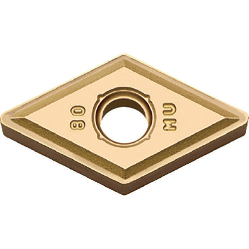 DNMG 431 MU CA6525, 1/64″ Corner Radius, 3/16″ Thick, 1/2″ Inscribed Circle, TiCnulll2O3/TiN, Diamond, Turning Indexable Insert - Exact Industrial Supply