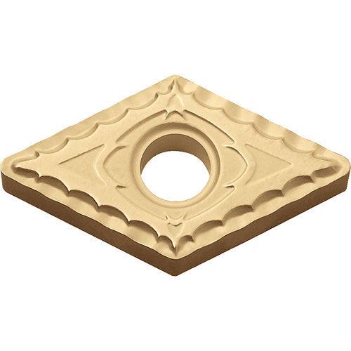 DNMG 431 XQ CA525, 1/64″ Corner Radius, 3/16″ Thick, 1/2″ Inscribed Circle, TiCl2O3/TiN, 55 Degree Diamond, Turning Indexable Insert