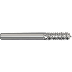 1/4 × 3/4 × 1/4 × 2 Solid Carbide Router - Drill Point Style - Exact Industrial Supply