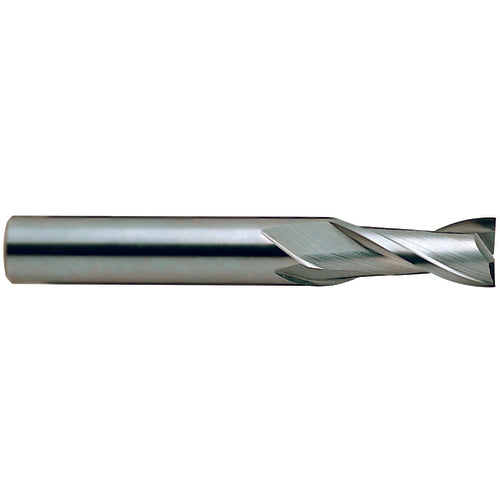 3/16″ × 3/16″ × 5/8″ × 2″ 2 Flute Square End Carbide End Mill-Plain Shank - Exact Industrial Supply