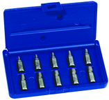 10 Pc. Hex Head Multi-Spline Screw Extractor Set - Exact Industrial Supply