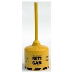 5 GAL CIGARETTE DISPOSAL CAN YELLOW - Exact Industrial Supply