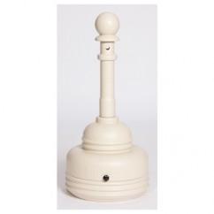 5 QT SAFESMOKER RECEPTACLE BEIGE - Exact Industrial Supply