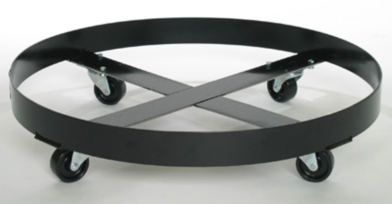 DRUM TRAY DOLLY W/ FOUR 3" CASTERS - Exact Industrial Supply