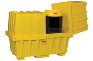 2 DRUM LOW PROFILE WORK STATION W/ C - Exact Industrial Supply