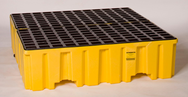 4 DRUM CONTAINMENT PALLET - Exact Industrial Supply