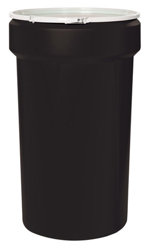 55GAL TAPERED DRUM W/PLASTIC RING - Exact Industrial Supply