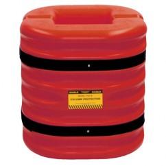 12" COLUMN PROTECTOR RED 24" HIGH - Exact Industrial Supply