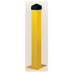 5" SQUARE BOLLARD POST 42" HIGH - Exact Industrial Supply
