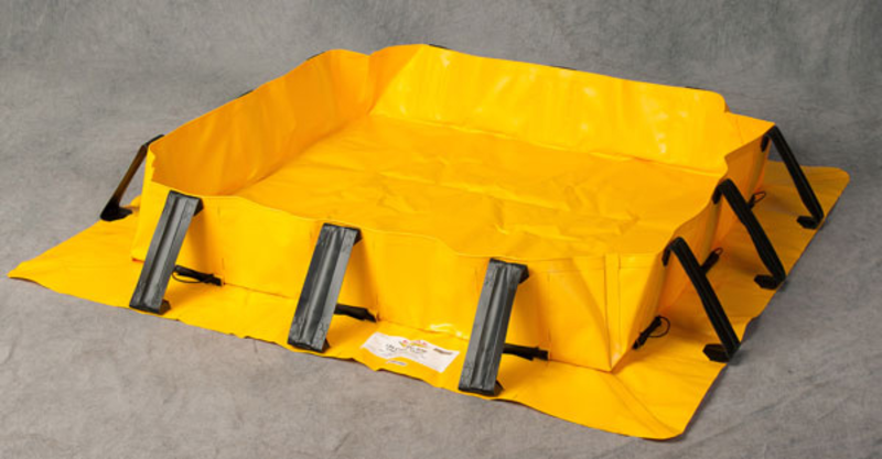 6'X 6'X 8" TALON SPILL BERM-YLW - Exact Industrial Supply