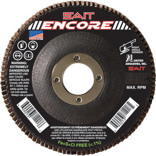 4-1/2 × 7/8 80 GRIT SAIT - Exact Industrial Supply