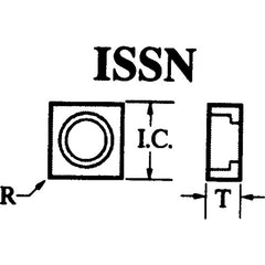 #ISSN432 For 1/2″ IC - Shim Seat - Exact Industrial Supply