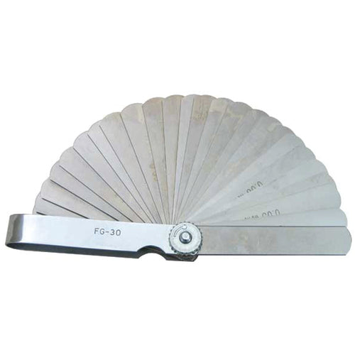 25-BLADE METRIC FEELER GAUGE - Exact Industrial Supply