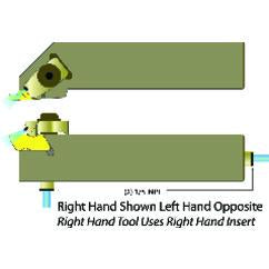 ADNSL123B - Coolant Thru- LH - Threading Toolholder Use Insert NG-3L - Exact Industrial Supply