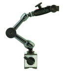 Flex Dial Gage Holder with Fine Adjustment on Top Clamp - Exact Industrial Supply