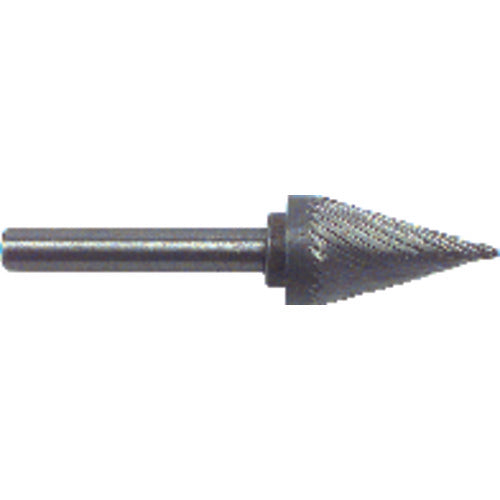 1/2 × 7/8 × 1/4″ SH 28° Cone Shape - HSS - Burr - Exact Industrial Supply
