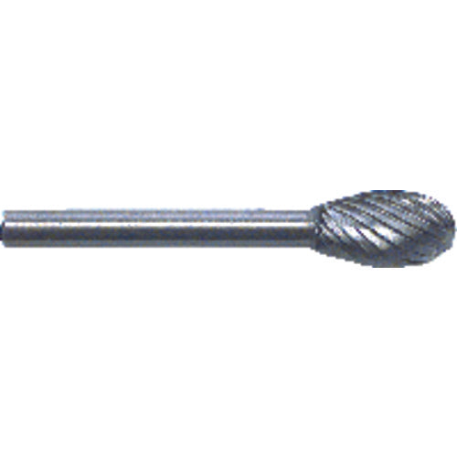 1/4 × 1/2 × 1/8″ SH Oval Shape - HSS - Burr - Exact Industrial Supply