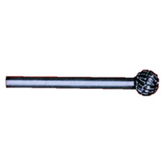 1/4 × 1/8″ SH Ball End Shape - HSS - Burr - Exact Industrial Supply