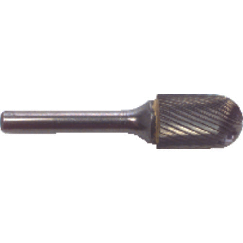 1/4 EdgeHog Cylindrical Radius End Carbide Bur SC-1 Standard - Exact Industrial Supply