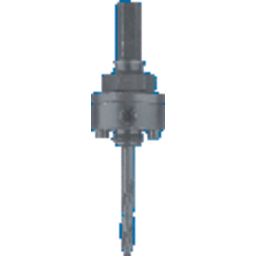 Hole Saw Arbor - Model #2L - Fits Hole Saw 1 1/4″ to 6″ - Exact Industrial Supply