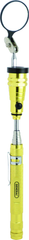 #91557 22" Telescoping Lighted Magnetic Pick-up with 1-1/2" Round Mirror - Exact Industrial Supply