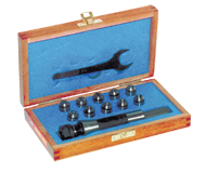 10 Pc. Collet Set - 1mm to 10mm - ER16 Style Collet - Exact Industrial Supply