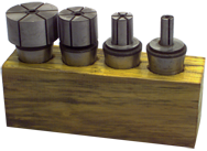 4 Pc. Set Internal Exp Collets - 250 to 1.935" Head Dia - Exact Industrial Supply
