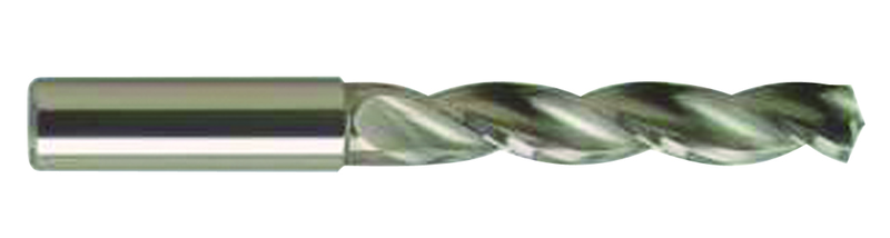 7.8mm Dia-Carbide HP 5XD Drill-130° Point-Bright - Exact Industrial Supply