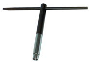 1/4" Size of Sq - Self Ejecting Lathe Chuck Key - Exact Industrial Supply