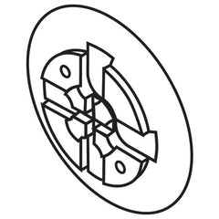 470.241 Shower Head Coolant Plate for Mlg Cutter - Exact Industrial Supply