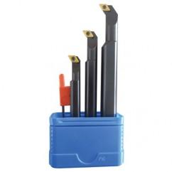 Set of 3 Boring Bars - Includes 1 of Each: S06JSDUCR2, S08KSDUCR2, S10MSDUCR2 - Exact Industrial Supply