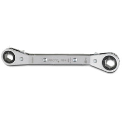 Proto Offset Double Box Reversible Ratcheting Wrench 3/8″ × 7/16″ - 6 Point - Exact Industrial Supply