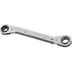 Proto Offset Double Box Reversible Ratcheting Wrench 1/4″ × 5/16″ - 12 Point - Exact Industrial Supply