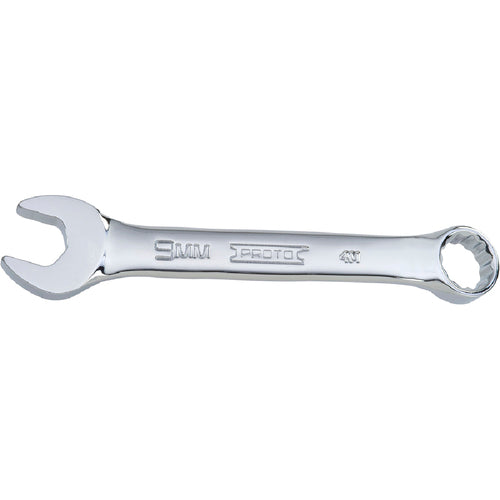 Proto Full Polish Metric Short Combination Wrench 9 mm - 12 Point - Exact Industrial Supply
