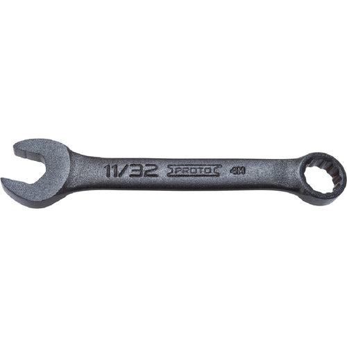 Proto Black Oxide Short Combination Wrench 11/32″ - 12 Point - Exact Industrial Supply