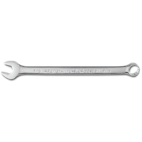 Proto Full Polish Combination Wrench 7/16″ - 12 Point - Exact Industrial Supply